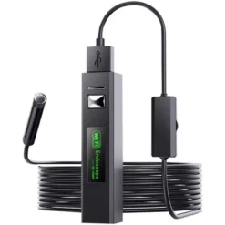 Camera Endoscopique Endoscope WiFi Caméra D'inspection USB, 1200P HD Caméra Endoscope IP68 Etanche Avec 8 LED Pour Iphone, Android, IPad, Mac, PC, Laptop (câble Souple De 1m) -Promos Brico Forte Boutique 93984563 5