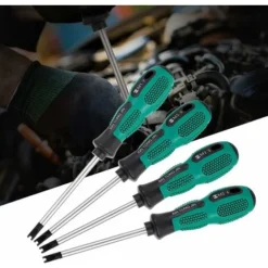 4pcs / Set Tournevis Embouts De Tournevis U Fourche Magnétique Vis Rainurée Conducteur CR-V Multi Function Tool Kit Main -Promos Brico Forte Boutique 94651723 3