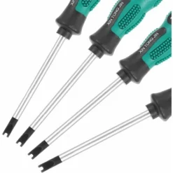 4pcs / Set Tournevis Embouts De Tournevis U Fourche Magnétique Vis Rainurée Conducteur CR-V Multi Function Tool Kit Main -Promos Brico Forte Boutique 94651723 5