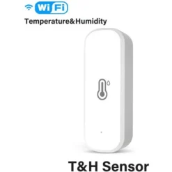WddnAot 8pcs Thermomètre Hygromètre WiFi, Capteur De Température Et D'humidité Sans Fil Pour L'intérieur Et L'extérieur Avec Alarme De Notification D'application à Distance, Travail Avec L'application -Promos Brico Forte Boutique 95084864 5