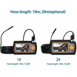 Camera 1080P Avec Un Diametre Exterieur De 8,5 Mm Et Un Endoscope Industriel Cable De 20 Metres De Long (batterie Au Lithium Integree De 2600 MAh, Longueur De Bobine De 20 Metres, Carte TF De 32 Go In -Promos Brico Forte Boutique 95084886 4