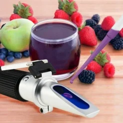 Réfractomètre Sucre Réfractomètre De Contenu De Sucre, Poche Brix Mètre Instrument De Mesure Pour Fruits, Légumes, Etc. Très Pratique, Sucre Contenu Mètre Avec ATC Automatic Temperature Compensation -Promos Brico Forte Boutique 95134474 4