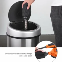 TACKLIFE Ponceuse Excentrique 280W, 6 Vitesses (6,000-13,000rpm), 10 125mm Disques Abrasifs (80 Grains) Et 3 Accessoires De Polissage (tissu Microfibre, éponge Et Laine) Inclus, Collecte De La Poussi -Promos Brico Forte Boutique 95135664 4