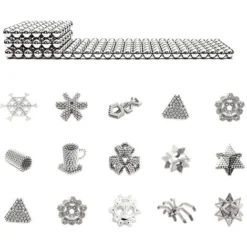 1000 Pièces 5mm Jeu De Billes Magnétiques Aimant Magique Cube Jouet De Construction Pour Le Soulagement Du Stress Mélange 10 Couleurs Adapté Aux Enfants De Plus De 10 Ans -Promos Brico Forte Boutique 95212646 5