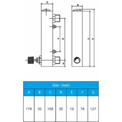 LZM - 15T Débitmètre Gaz / Liquide Avec Panneau De Vanne De Commande 4-40 M³/h -Promos Brico Forte Boutique 95377216 2