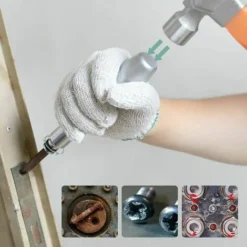 Tournevis à Frapper 13 Pièces 1/2'' Impact Driver Set Embouts Pour Coupes Hexagonales En Croix Pour Usages Lourds,vert -Promos Brico Forte Boutique 95475452 5