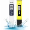Combo PH-mètre Numérique Et TDS, Testeur De PH Haute Précision 0,05 Ph +/- 2 % De Précision De Lecture Testeur TDS, Jaune