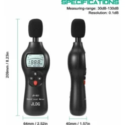 Détecteur De Bruit Numérique Mini-dispositif De Surveillance De Sonomètre Décibel Portable De Haute Précision Avec Rétro-éclairage 7 Détecteur De Bruit Numérique Mini-dispositif De Surveillance De Sonomètre Décibel Portable De Haute Précision Avec Rétro-éclairage -Promos Brico Forte Boutique 95873100 3