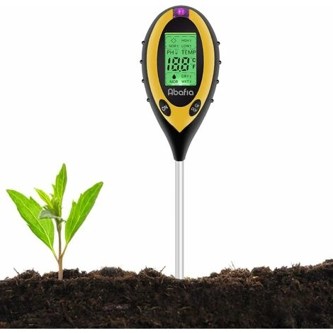Testeur De Sol 4 En 1 Soil Tester PH-mètre, Lumière Du Soleil, Température, Hygromètre Pour Jardin Ferme Pelouse Intérieur En Plein Air Plante Fleur 1 Testeur De Sol 4 En 1 Soil Tester PH-mètre, Lumière Du Soleil, Température, Hygromètre Pour Jardin Ferme Pelouse Intérieur En Plein Air Plante Fleur