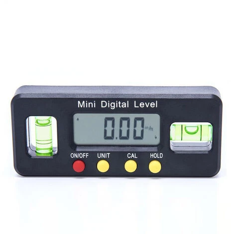 Niveau Electronique,Inclinomètre Numérique Rapporteur, Avec Affichage, Avec Base Magnétique, Haute Précision, Avec Affichage De Maintien De La Lecture Et Fonction De Retournement. 1 Niveau Electronique,Inclinomètre Numérique Rapporteur, Avec Affichage, Avec Base Magnétique, Haute Précision, Avec Affichage De Maintien De La Lecture Et Fonction De Retournement.