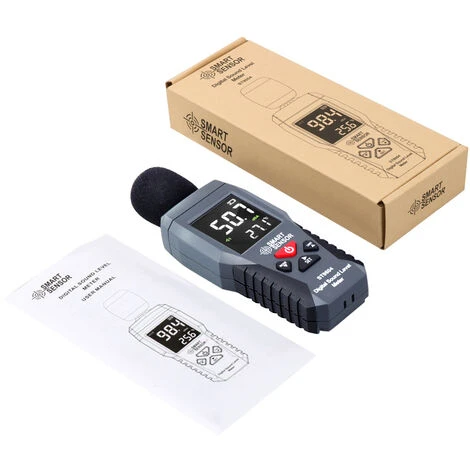 Sonomètre SMART SENSOR Sonomètre Enregistreur De Niveau Sonore Testeur Du Bruit Sonomètre Audionumérique, Plage De Mesure 30-130dB 5 Sonomètre SMART SENSOR Sonomètre Enregistreur De Niveau Sonore Testeur Du Bruit Sonomètre Audionumérique, Plage De Mesure 30-130dB – Image 5