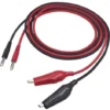Cordon De Mesure VOLTCRAFT MSL-100 [mâle 4 Mm - ] 1.00 M Noir, Rouge 1 Pc(s)