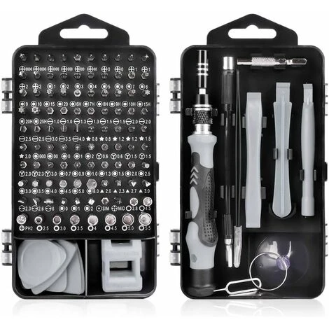 Tournevis De Précision 115 En 1 Tournevis Precision Kit Tools, Portable Kit Tournevis De Précision Magnétique Tournevis Outils De Réparation Pour Ordinateur/Laptop/iPhone/Lunettes/Montre/Smartphone (G 1 Tournevis De Précision 115 En 1 Tournevis Precision Kit Tools, Portable Kit Tournevis De Précision Magnétique Tournevis Outils De Réparation Pour Ordinateur/Laptop/iPhone/Lunettes/Montre/Smartphone (G