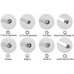 Coffret De Tournevis　8 Pcs Tournevis De Réglage De Carburateur Tournevis Pour Carburateur Nettoyage Moteur Réparation Convient à La Plupart Des Moteurs De 2 Cycles -Promos Brico Forte Boutique 96341148 3