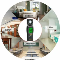 Mini Luxmètre Numérique LCD Affichage Portable Illuminomètre Luminomètre Photomètre Luxmètre Lichtmesser 0-200000 Lux -Promos Brico Forte Boutique 96514373 3