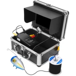 Caméra De Pêche Sous-marine 7 Pouces 1000TVL 30 LEDs IP68 Moniteur Couleur étanche 100-240V -Promos Brico Forte Boutique 96906039 4