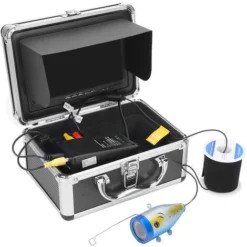 Caméra De Pêche Sous-marine 7 Pouces 1000TVL 30 LEDs IP68 Moniteur Couleur étanche 100-240V -Promos Brico Forte Boutique 96906039 5