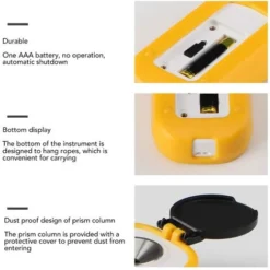 Réfractomètre Numérique Portable 0-90% Haute Précision Testeur Numérique BRIX Avec Grand écran LCD Réfractomètre De Concentration De Café étanche Pour Sucre, Bière, Vin, Fruits 9 Réfractomètre Numérique Portable 0-90% Haute Précision Testeur Numérique BRIX Avec Grand écran LCD Réfractomètre De Concentration De Café étanche Pour Sucre, Bière, Vin, Fruits -Promos Brico Forte Boutique 96906086 5