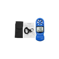 Anémomètre Mini Thermohygromètre Numérique Polyvalent à Main, Noir -Promos Brico Forte Boutique 97243735 4