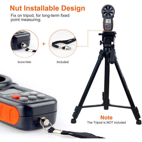 Anémomètre Numérique Anémomètre Manuel Vitesse Du Vent Refroidissement Du Vent Instrument De Mesure De La Température Du Vent 2 Anémomètre Numérique Anémomètre Manuel Vitesse Du Vent Refroidissement Du Vent Instrument De Mesure De La Température Du Vent – Image 2