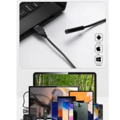 Camera Endoscopique Endoscope WiFi Caméra D'inspection USB, 1200P HD Caméra Endoscope IP68 Etanche Avec 8 LED Pour Iphone, Android, IPad, Mac, PC, Laptop (câble Souple De 3.5m) -Promos Brico Forte Boutique 97245383 4