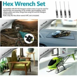 Tournevis Hexagonal, Kit De Tournevis, Outils De Maintenance Pour Voiture（4pcs） -Promos Brico Forte Boutique 97447243 4