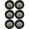 Mini Digital LCD Thermomètre Hygromètre Température Humidité -5070℃ 10%99% RH Thermomètre Portable Thermo Hygromètre Indicateur Pour Bureau Cuisine Humidors Incubateurs Reptiles (6 PCS - B)