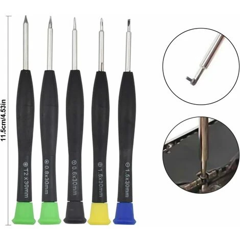 Kit Complet D'outils, 22 En 1 Kit Reparation Smartphone, Professionnel Jeu De Tournevis De Précision, Kit D'outils D'ouverture De Téléphone Compatible Avec Réparation D'appareils électroniques 2 Kit Complet D'outils, 22 En 1 Kit Reparation Smartphone, Professionnel Jeu De Tournevis De Précision, Kit D'outils D'ouverture De Téléphone Compatible Avec Réparation D'appareils électroniques – Image 2