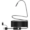 Caméra D'inspection Endoscope Endoscope Sans Fil Caméra D'inspection WiFi Endoscope HD 1200P étanche IP68 Serpent Tube Caméra Cable Semi-rigide Pour IOS