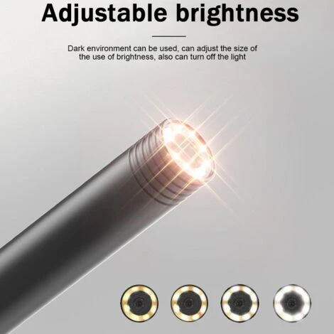 Caméra D'inspection Endoscope Endoscope Sans Fil Caméra D'inspection WiFi Endoscope HD 1200P étanche IP68 Serpent Tube Caméra Cable Semi-rigide Pour IOS 4 Caméra D'inspection Endoscope Endoscope Sans Fil Caméra D'inspection WiFi Endoscope HD 1200P étanche IP68 Serpent Tube Caméra Cable Semi-rigide Pour IOS – Image 4