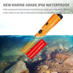 Détecteur De Métaux Portable Pointeur De Métaux IP66 étanche Scan à 360 ° Chasse Au Trésor Pour Sécurité, Vestiges, Bijoux Pour Enfants Adultes -Promos Brico Forte Boutique 97655144 4