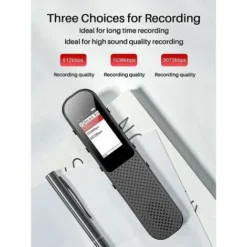 32Go Dictaphone, Qualité Sonore HD Enregistreur Numérique -Promos Brico Forte Boutique 97672462 4