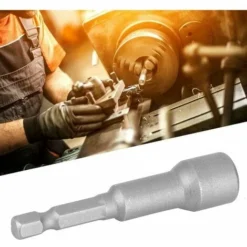 Tourne-écrou Magnétique, 10pcs 10mm Tournevis Magnétique Pour écrou à Tige Hexagonale, Foret En Acier Au Chrome Vanadium Lefou -Promos Brico Forte Boutique 97673165 3