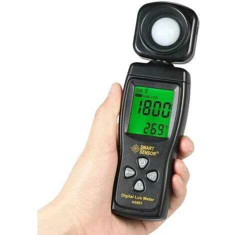 Luxmètre Lefou , 1 Pcs Capteur Intelligent AS813 Luxmètre Numérique Lux 1-200000 Lux Lumenmeter Haute Précision Lux / FC Tester Lefou 3 Luxmètre Lefou , 1 Pcs Capteur Intelligent AS813 Luxmètre Numérique Lux 1-200000 Lux Lumenmeter Haute Précision Lux / FC Tester Lefou – Image 3