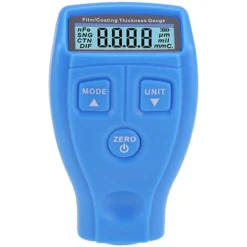 Jauge D'épaisseur De Revêtement LCD Numérique Peinture épaisseur Sonde Testeur Testeur Mètre LCD Peinture Mesure Testeur Outil Instruments (bleu)