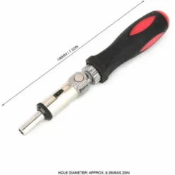 Tournevis à Cliquet Rotatif Professionnel Multifonctionnel, Tournevis à Cliquet Réglable, Pour Dispositif De Mécanicien D'accessoires De Bricolage -Promos Brico Forte Boutique 98220111 5