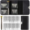 Tournevis Précision Mini 25 En 1 Kit, Kit De Tournevis 25 Pièces Outils De Réparation, Set Avec Étui En Cuir, Tournevis Outils De Réparation Pour Laptop, Bijoux, Jouets, Lunettes Etc