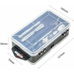 Kit De Tournevis De Précision 115 En 1 Pour Réparer IPhone, Ordinateur Portable, PC, MacBook, Xbox Lunettes Et Autres Appareils électroniques, Petit Tournevis Avec étui , 6 Kit De Tournevis De Précision 115 En 1 Pour Réparer IPhone, Ordinateur Portable, PC, MacBook, Xbox Lunettes Et Autres Appareils électroniques, Petit Tournevis Avec étui , -Promos Brico Forte Boutique 98400152 2