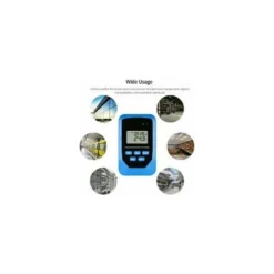 Enregistreur De Température Et D'humidité Thermomètre Et Hygromètre électroniques Bleus Livré Sans Pile (bleu) -Promos Brico Forte Boutique 98417206 5