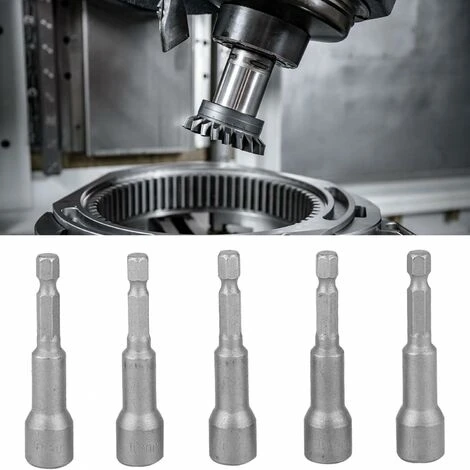 Tourne-écrou Magnétique, 10pcs 10mm Tournevis Magnétique Pour écrou à Tige Hexagonale, Foret En Acier Au Chrome Vanadium HARRY 2 Tourne-écrou Magnétique, 10pcs 10mm Tournevis Magnétique Pour écrou à Tige Hexagonale, Foret En Acier Au Chrome Vanadium HARRY – Image 2