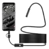 Caméra D'inspection De Serpent USB, Endoscope USB C étanche 2.0 MP IP67, Caméra De Type C Avec 8 Lumières LED Réglables Pour Android, PC