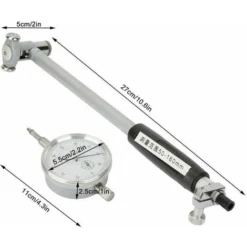 Comparateur De Jauge D'alésage 50-160 Mm, Kit De Vérification D'alésage, Outil De Mesure De Jauge Micrométrique, Jauges D'alésage, Pour Mesurer Les Dimensions Des Pièces -Promos Brico Forte Boutique 98737974 3