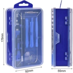 Kit De Tournevis De Précision Magnétique 115 En 1, Mini Outil De Réparation De Tournevis Portable Pour PC, Macbook, Ordinateur, IPhone, Lunettes, Montre, Appareil Photo, Smartphone -Promos Brico Forte Boutique 98872893 4