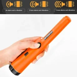 Pointeur Detecteur De Metaux Portable Étanche IP66 Metal Detector Balayage 360°pour Pièce De Monnaie Or Argent Bijoux Métal Orange -Promos Brico Forte Boutique 99328855 3