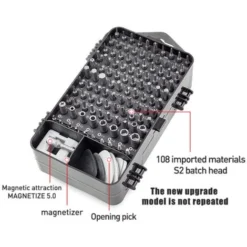 Tournevis De Precision 115 En 1 Pour Telephone Kit De Reparation Magnetiques, Aimant Mini Tournevis Pour Lunettes Iphone Xiaomi Montre Jeu De Tournevis Jaune -Promos Brico Forte Boutique 99373532 3