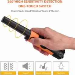 Détecteur De Métaux Yuclam Détecteur De Métaux Pinpointer IP68 Entièrement étanche Pointeur De Poche Baguette Baguette Détecteurs De Trésor Détecteurs De Chasse Avec Sonnerie Commutable Vibration Bonu -Promos Brico Forte Boutique 99373636 3