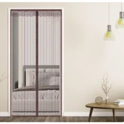 Rideau De Porte Magnétique, Anti-moustique, Fixation Magnétique Sans Perçage, Pour Portes De Balcon, Portes De Cave à Vin, Portes De Terrasse, Café, 80200