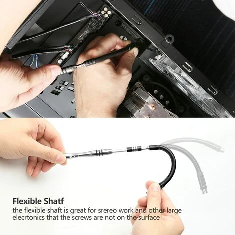 Kit Tournevis De Précision Magnétique 57 En 1, Eventronic Tournevis Outils De Réparation Pour Portable, Ordinateur, Lunettes,Laptop,Appareil 5 Kit Tournevis De Précision Magnétique 57 En 1, Eventronic Tournevis Outils De Réparation Pour Portable, Ordinateur, Lunettes,Laptop,Appareil – Image 5